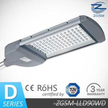 90W CE RoHS IP65 LED calle luz Vertical/Horizontal instalación